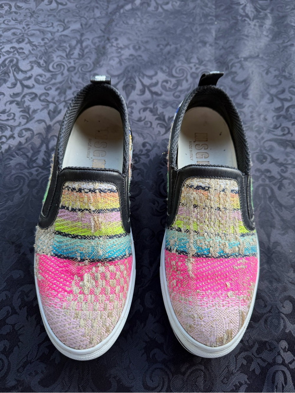 Msgm Slip On Women High Flat Platform Espadrilles
Made in Italy size 8 (IT 38)